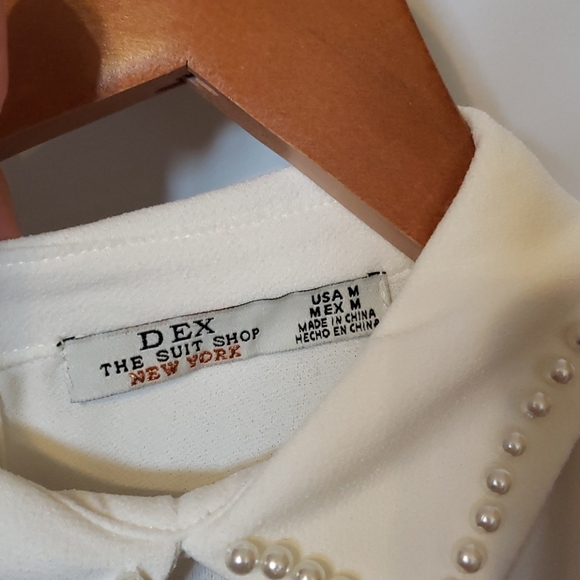 Dex Pearl Collar Blouse - Picture 4 of 6